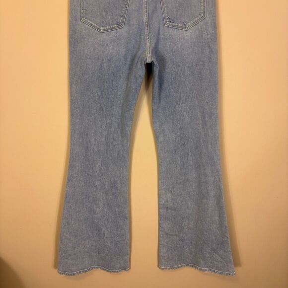 Abercrombie & Fitch The Flare Ultra High Rise Jeans 10 Long Inseam - Picture 6 of 7